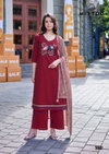 Resham By Mittoo Mul Dhabu Cotton Kurti With Bottom and Dupatta
